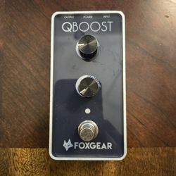 Foxgear Q Boost Guitar Pedal
