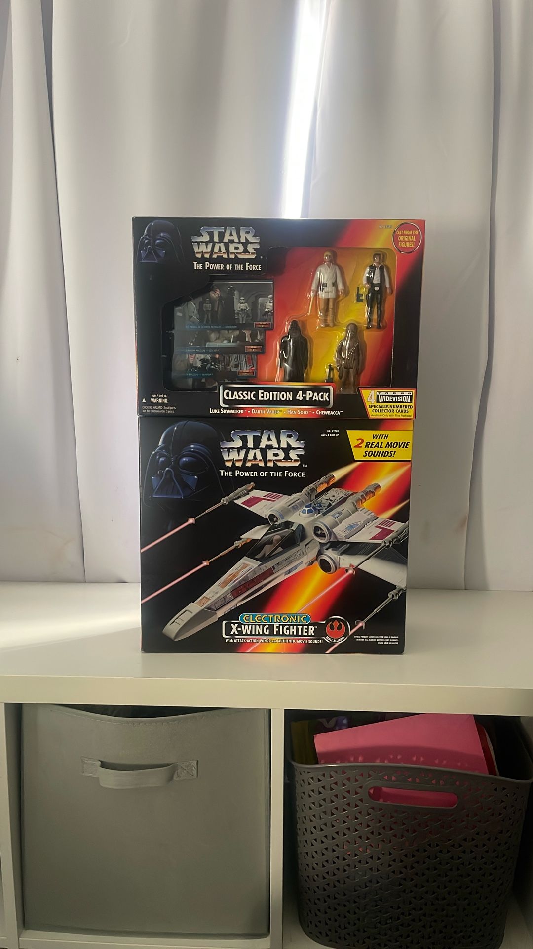 1995 Kenner Star Wars Power of the Force Classic Edition X-Wing Fighter & 4 Figure Pack