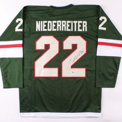 Signed Nino Niederreiter Minnesota Wild NHL jersey