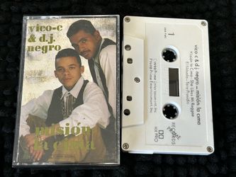 VICO C &  DJ NEGRO Insanely Rare 1990 Latin HipHop Rap Cassette Tape