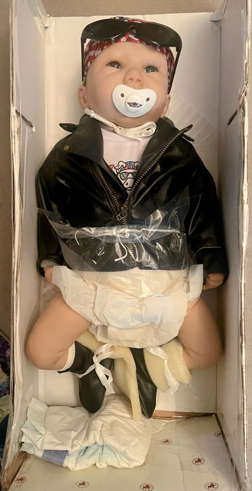 "Joey, Born to Ride". Realistic Baby Doll