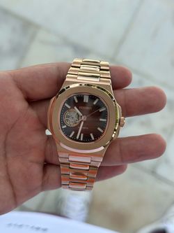 Nautiko rose gold open heart