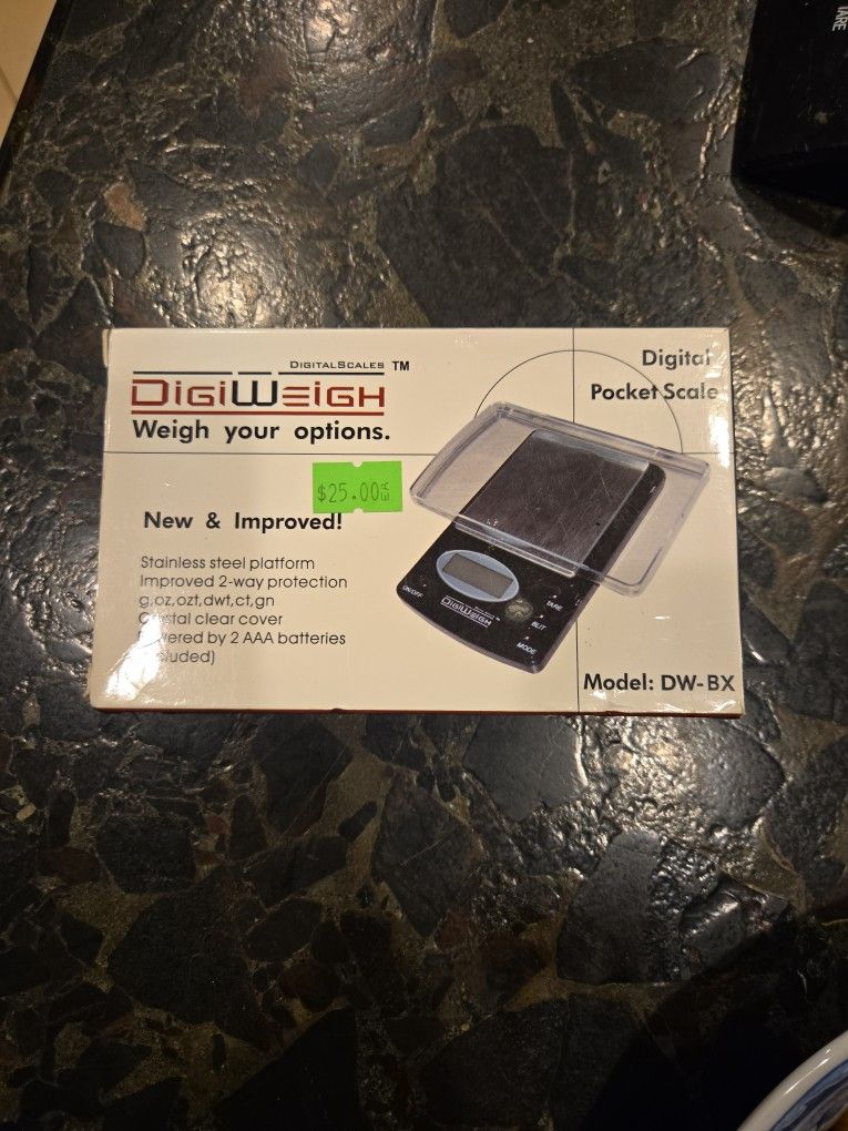 DigiWeigh DW-BX 1000g x 0.1g Digital Pocket Scales Newest Version