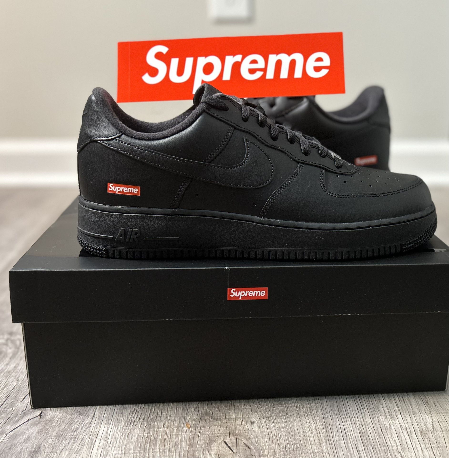 Nike Air Force 1 Low Supreme Black size 12 for Sale in Charlotte