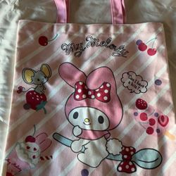 My Melody Canvas Tote Bag