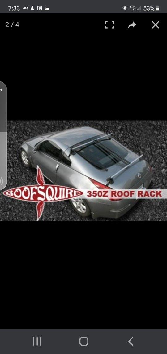 Boofsquire Bike Rack Specially Made For Nissan 350z obo