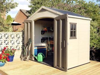 Keter 8 x 6 Resin Storage Shed (disassembled - ready to move)
