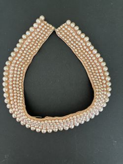 Vintage Faux pearl necklaces/collar by Miranda 1950s