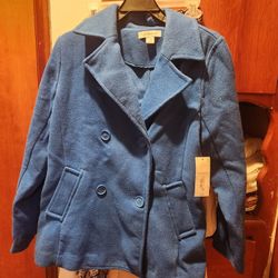 Women Blue Coat