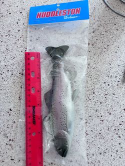 8”in. Huddleston Swimbait Rainbow Trout Color, ROF 12 , New