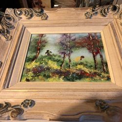 Cole painting on ceramic