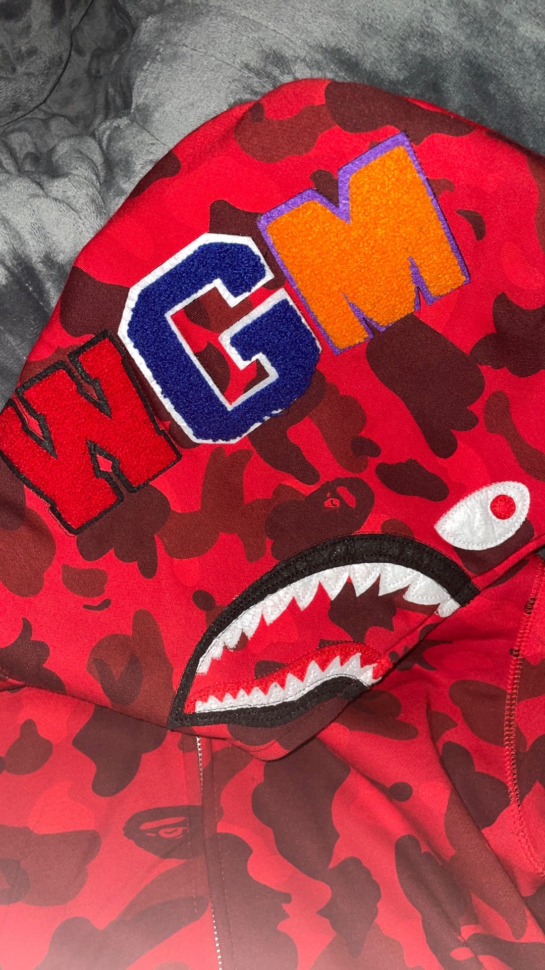 Red Bape hoodie size M