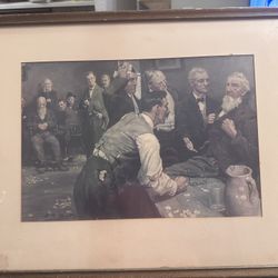 The Hung Jury Antique Framed Print