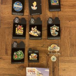 LOT 10 qty Disney collector pins, Donald Duck, Minnie Mickey Mouse,  goofy, incredibles, Tinker Bell, etc. BRAND NEW