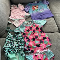 Girl Bathing Suits Size 6 /6x