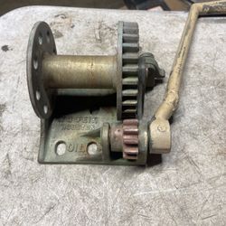 Vintage Brass Boat Winch