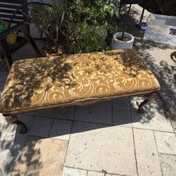 Custom Upholstered Bench Coffee Table Ottoman