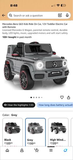 Mercedes kids ride on