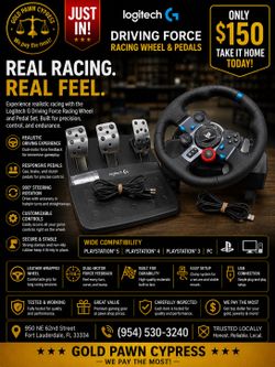 Logitech G Driving Force Racing Wheel & Pedals 150