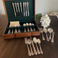 F.B. Rogers Silver-plated Flatware Holly Pattern