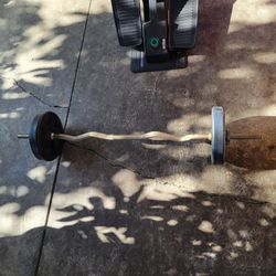 Barbell With Weights 
