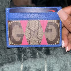Gucci Card Holder W/ Box And Bag 