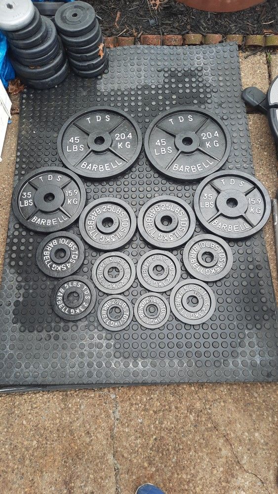 Olympic Weight Plates Set (Read Description)