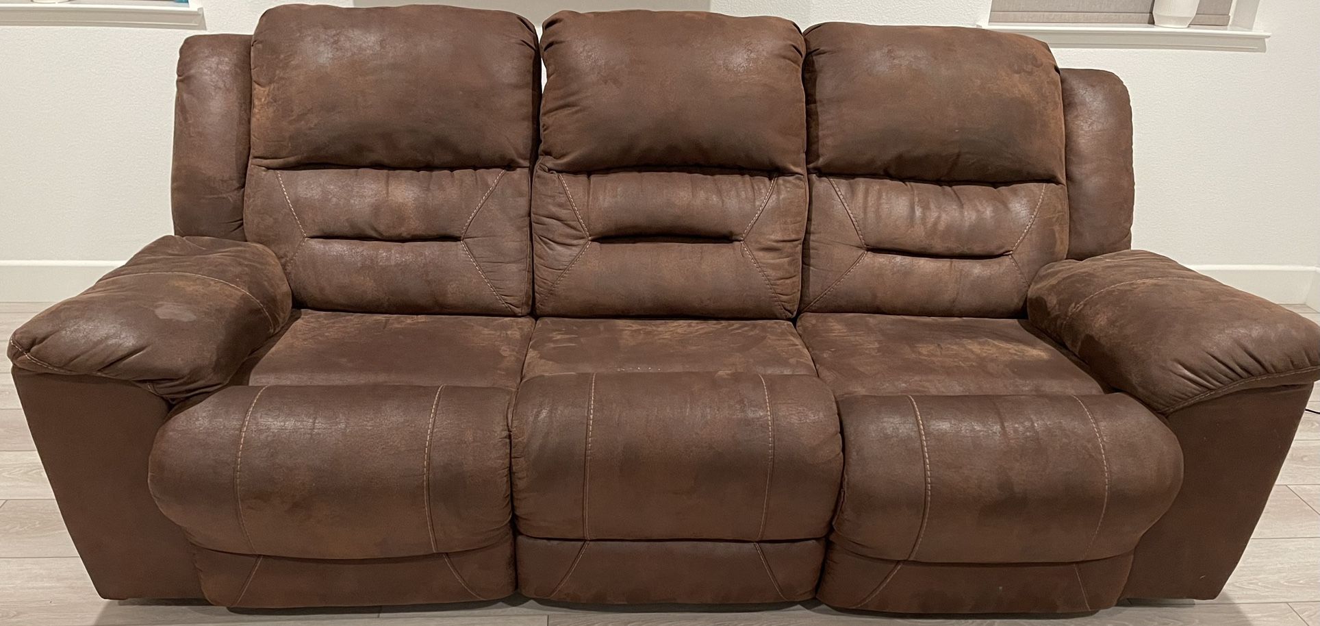 Fabric Recliner Sofa