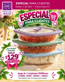 Set 3 recipiente de cristal con tapadera
