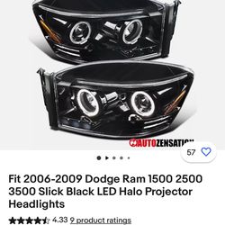 Dodge Ram Headlights (2006-2009)
