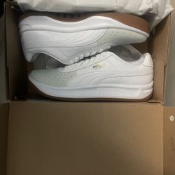 Puma GV Special Haute Mens White Leather Lifestyle Sneakers Shoes Size 10.5