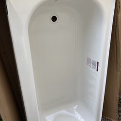 Bootz Industries Aloha 60 in. x 30 in. Alcove Soaking Bathtub with Left Drain in White 