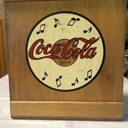 Coca Cola Media Storage Cabinet Wall Hanging 