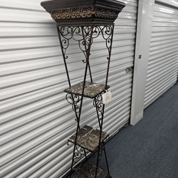 Decorative Plant stand or corner shelf 5ft ..10 inches tall