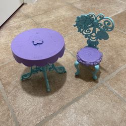 American Girl Doll Table Set 