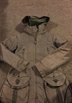 Diesel Jacket Size Small With Fur Hood