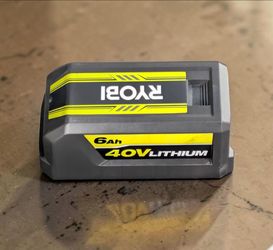 RYOBI 40V 6ah Battery {no discounts 👇check out our other stuff