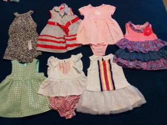 Used baby girl dress ( 6-9 months) (7pcs)