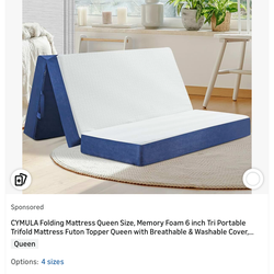 Portable queen size beds (8) available
