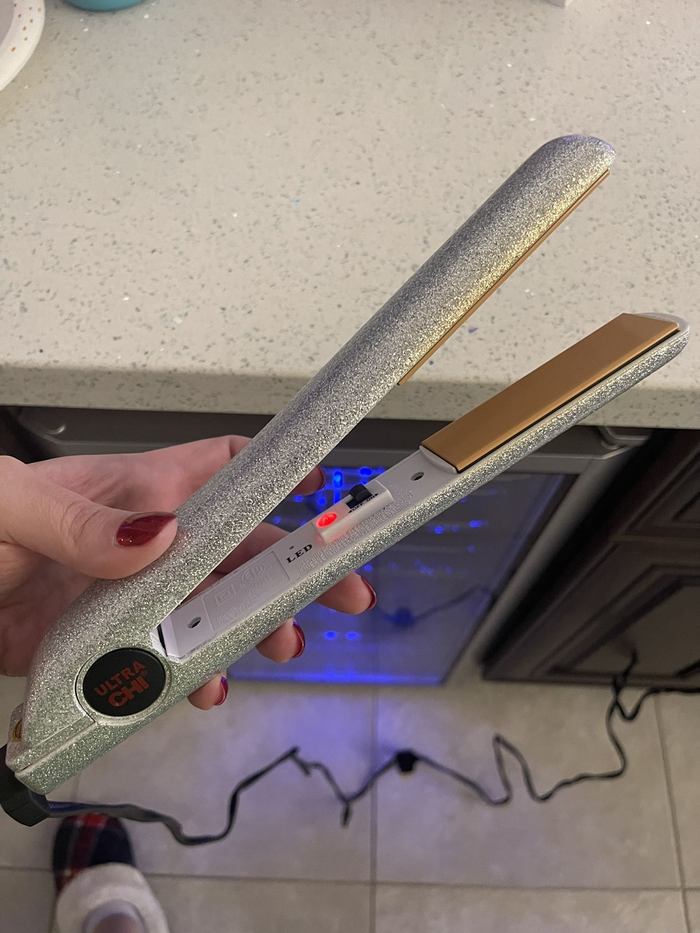 Ultra Chi (Silver glitter) Flat Iron