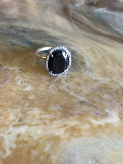 Black Onyx Pandora Ring