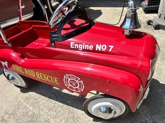 Fire and rescue pedal car