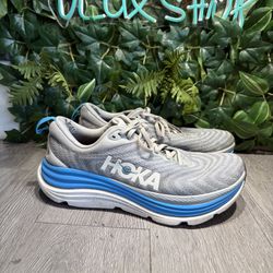 Hoka One One Gaviota 5 Running Shoes 1127929 LDVB Gray Blue Men's Size 11.5 D