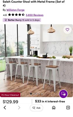 4 barstools