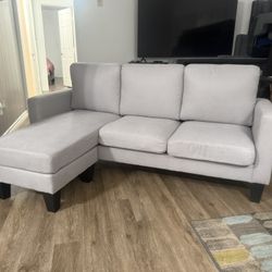 New L-shaped sofa, ideal for small spaces, washable covers