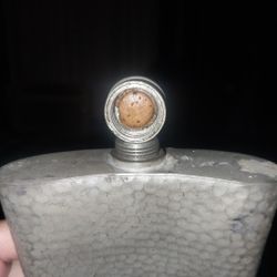 Cap 4 English Pewter Flask 