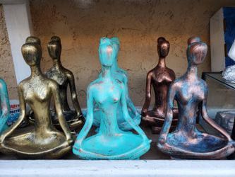Yoga woman planter for sale