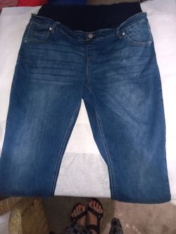 Paternity Woman Pants Jeans 3 Pairs