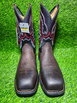 ARIAT MEN'S EZ ZIP COMPOSITE TOE WORK BOOT 10.5EE