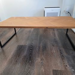 Cb2 Chevron coffee table